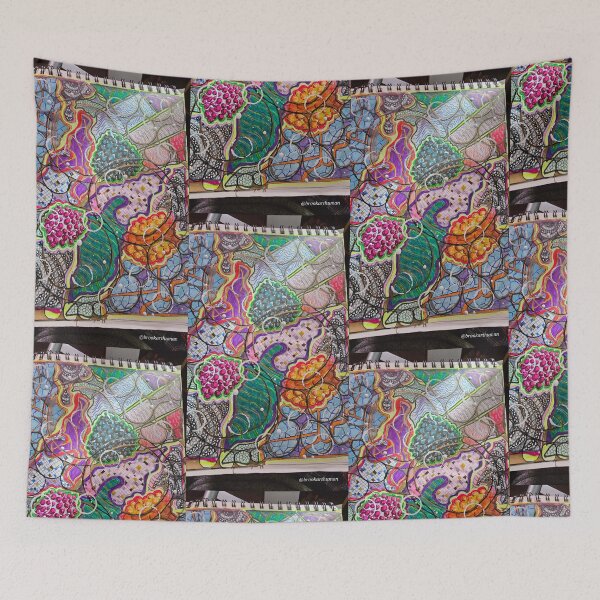 Item preview, A Busy, Layered Patterned Color Extravaganza! designed and sold by DancingCreek.