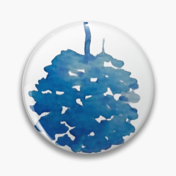 Item preview, Blue Watercolor Handpainted Discoball designed and sold by FWWatercolorCo.