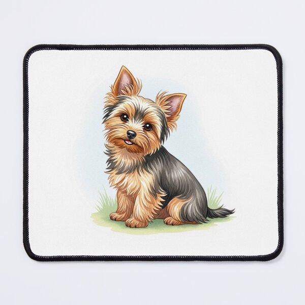 Item preview, Yorkshire terrier dog water color designed and sold by saphira-art.