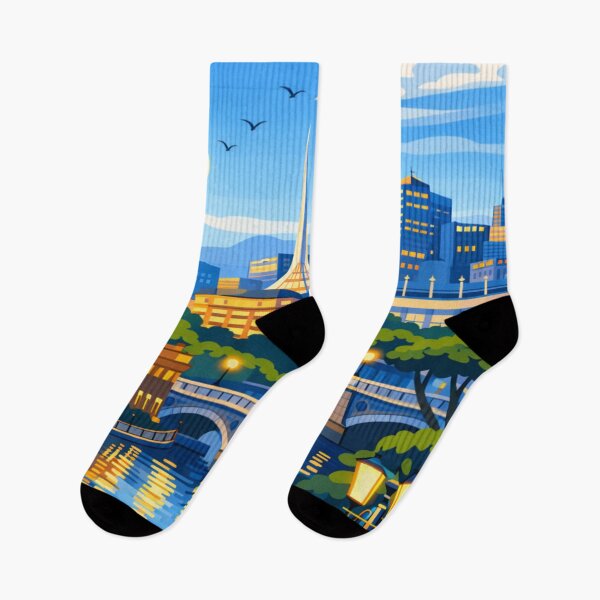 Item preview, Melbourne Travel Illustration designed and sold by MatthewHeights.