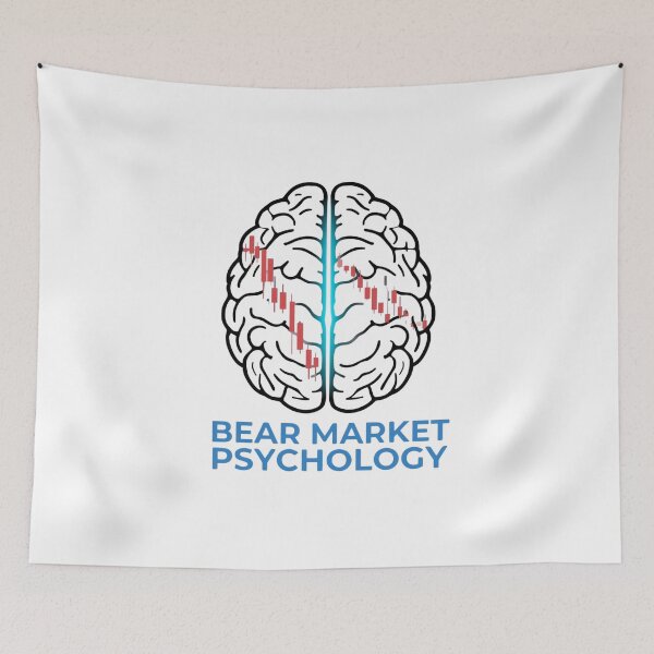Item preview, Bear Market Psychology Trader Shirt designed and sold by KapiPrint.