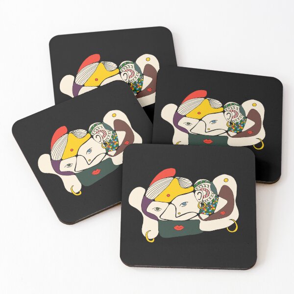 Item preview, Cubism woman - Fragments of India  designed and sold by Anoa-store.