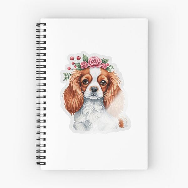 Item preview, Cavalier King Charles Spaniel dog water color designed and sold by saphira-art.