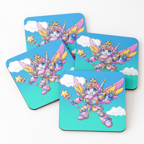 Item preview, "Mecha Princess" pixel art designed and sold by Retroperks.