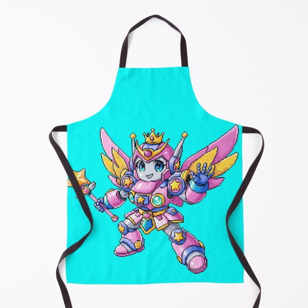 Item preview, "Mecha Princess" pixel art designed and sold by Retroperks.