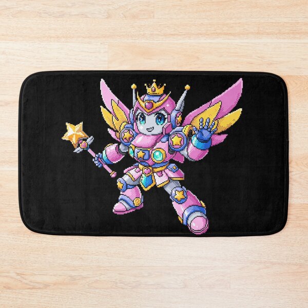 Item preview, "Mecha Princess" pixel art designed and sold by Retroperks.