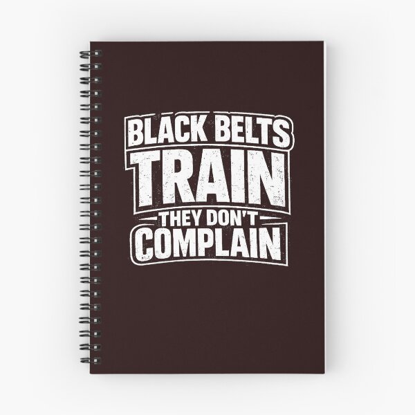 Item preview, Black Belts Train designed and sold by Sensei Speaks Designs.