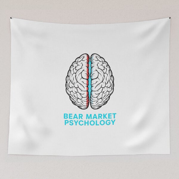 Item preview, Bear Market Psychology Trader Shirt designed and sold by KapiPrint.