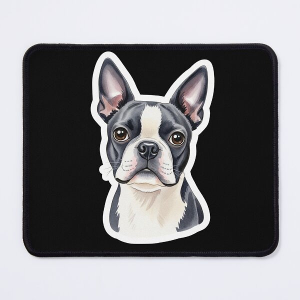 Item preview, Boston Terrier dog water color designed and sold by saphira-art.