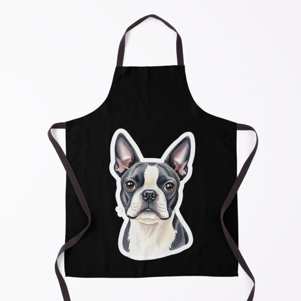 Item preview, Boston Terrier dog water color designed and sold by saphira-art.