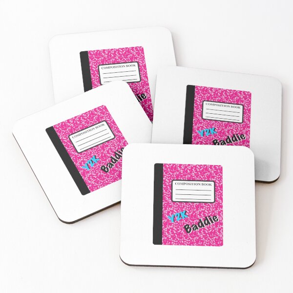 Item preview, Y2K Baddie Blue and Pink Composition Book Sticker Year 2000 Baddie Sticker  designed and sold by OneCatShop.