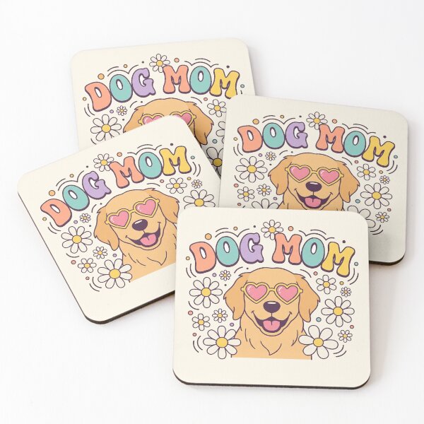 Item preview, Cute Golden Retriever Dog Mom Retro Floral designed and sold by DesigonDesigner.
