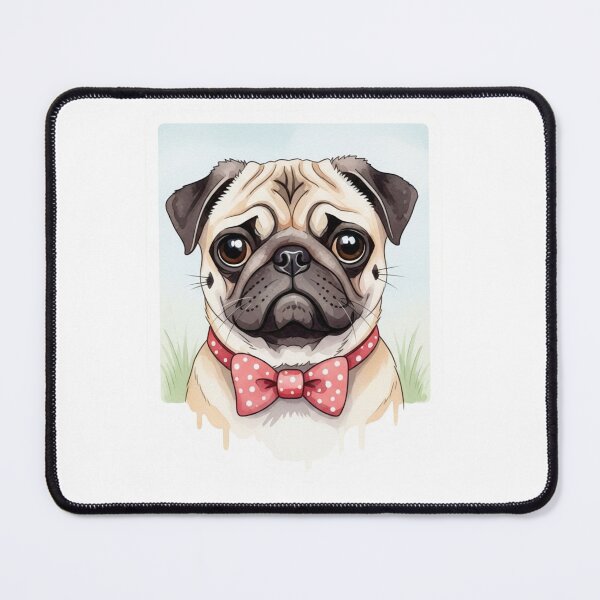 Item preview, Pug dog water color designed and sold by saphira-art.