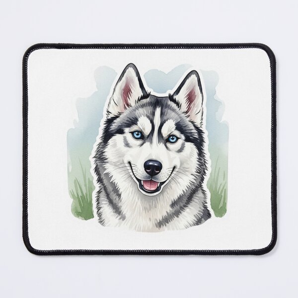 Item preview, Siberian Husky dog water color designed and sold by saphira-art.