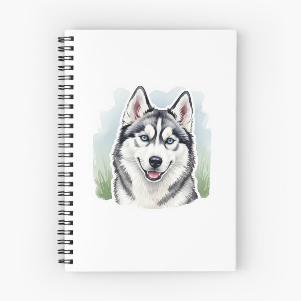 Item preview, Siberian Husky dog water color designed and sold by saphira-art.