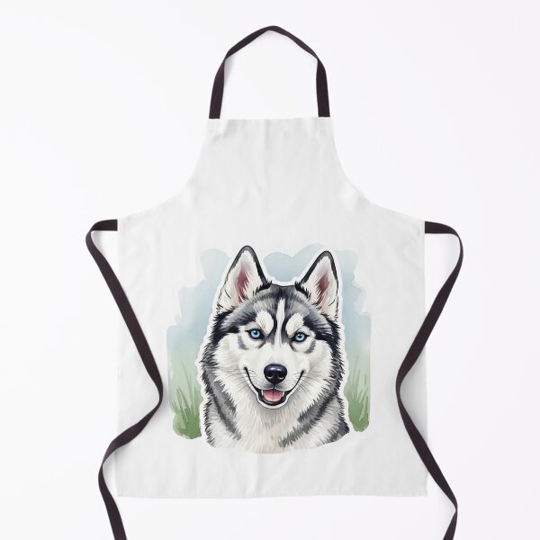 Item preview, Siberian Husky dog water color designed and sold by saphira-art.