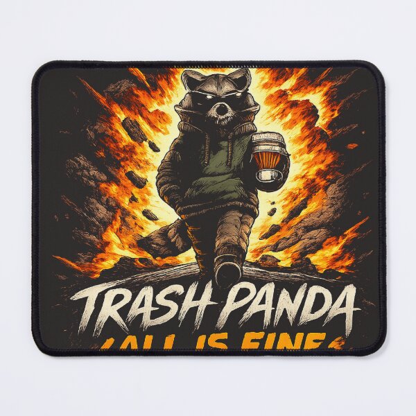 Item preview, Trash Panda All is Fine shirt designed and sold by ZEBBEDE - Minimal Streetwear .