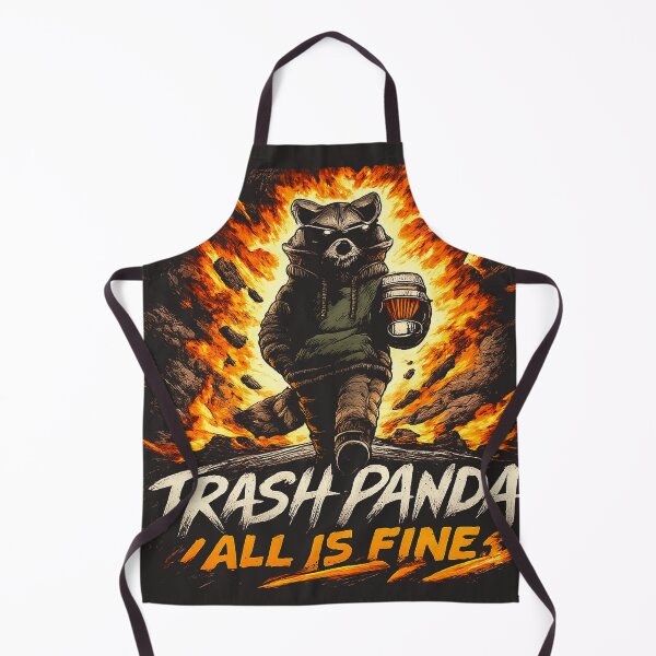 Item preview, Trash Panda All is Fine shirt designed and sold by ZEBBEDE - Minimal Streetwear .