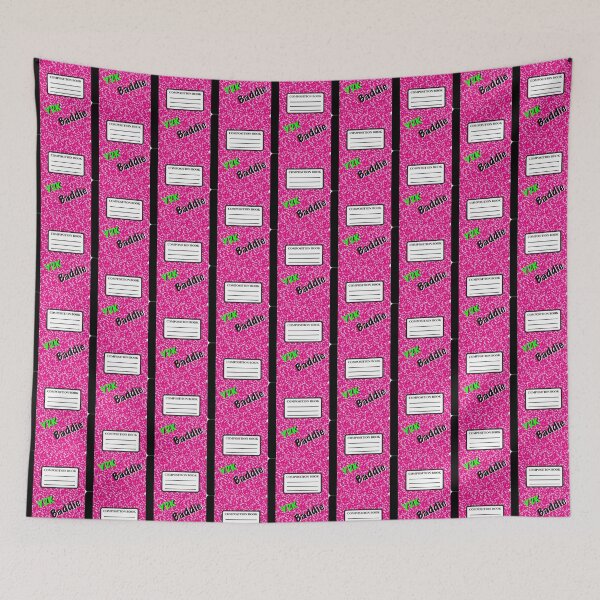 Item preview, Y2K Baddie Green and Pink Composition Book Sticker Year 2000 Baddie Sticker  designed and sold by OneCatShop.