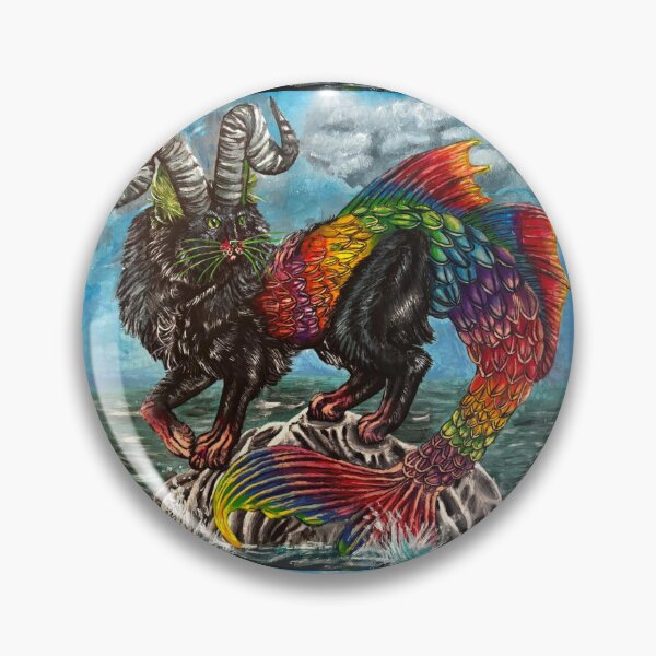 Item preview, Rainbow Fish-Cat with Horns designed and sold by Camix-GirARTS.