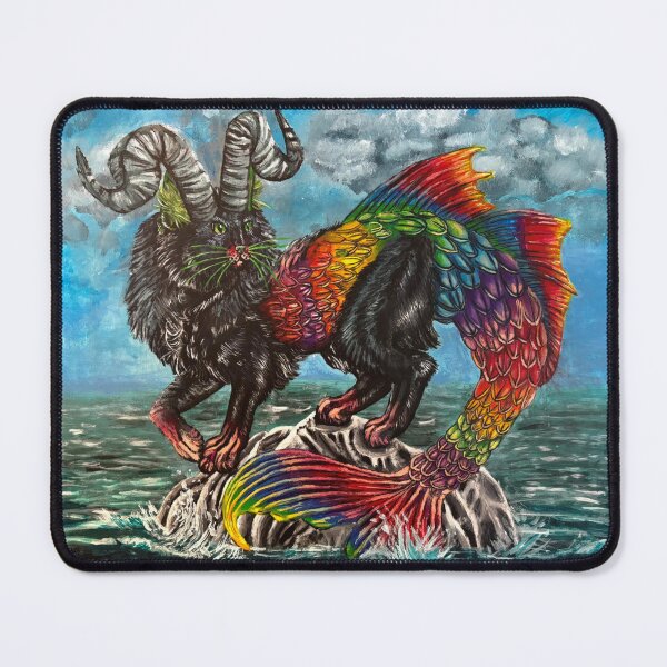 Item preview, Rainbow Fish-Cat with Horns designed and sold by Camix-GirARTS.