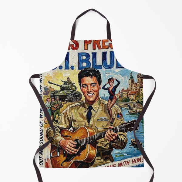 Item preview, Swing With Him: Elvis Presley G.I. Blues Impasto Movie Poster designed and sold by Art's Diner.