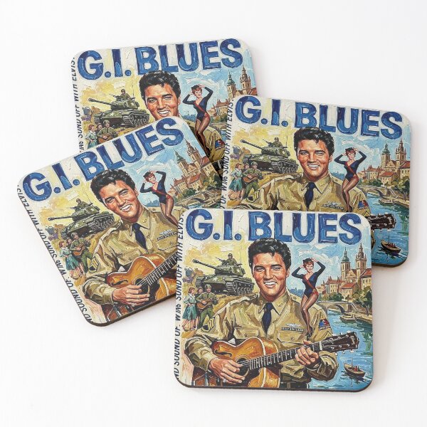 Item preview, Swing With Him: Elvis Presley G.I. Blues Impasto Movie Poster designed and sold by Art's Diner.