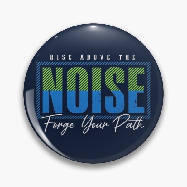 Item preview, Rise Above the Noise – Forge Your Path Motivational Typography designed and sold by Dogandesighn.