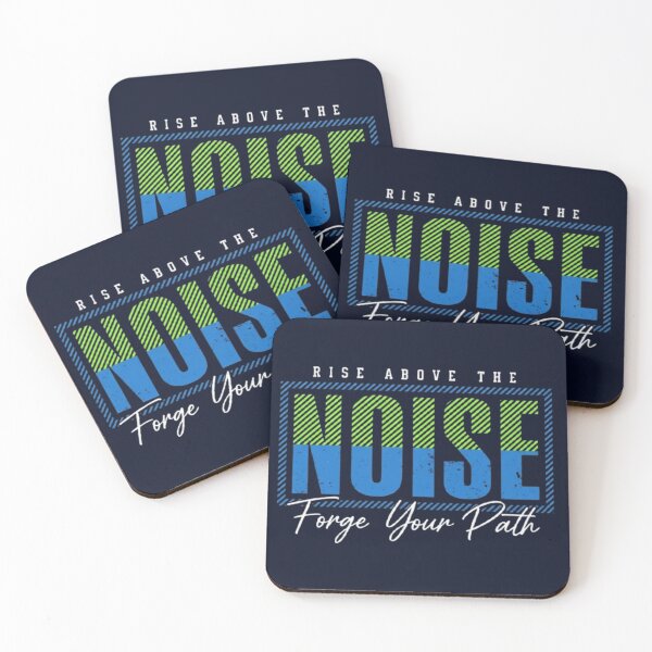 Item preview, Rise Above the Noise – Forge Your Path Motivational Typography designed and sold by Dogandesighn.