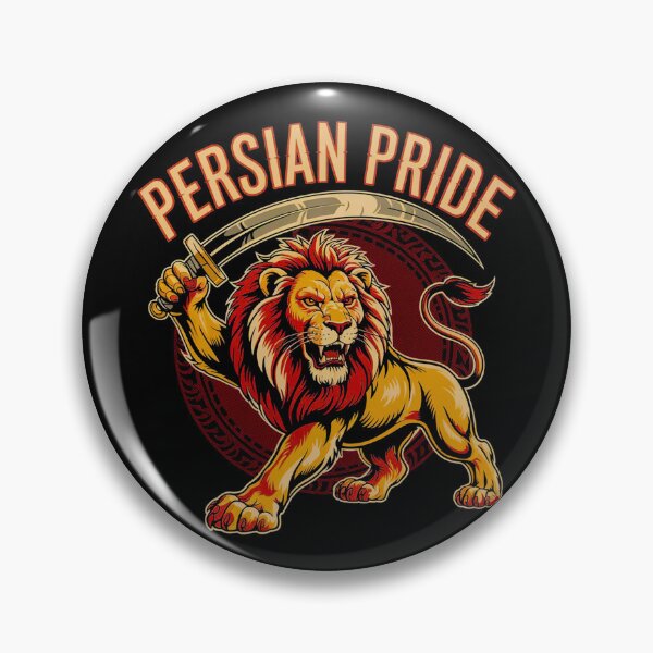 Item preview, Persian Pride Lion & Sword Vintage Persian Heritage designed and sold by maseno.