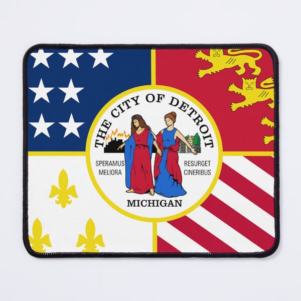 Item preview, Detroit Flag - Motor City Pride & Michigan Urban Heritage designed and sold by NTGUILTY.