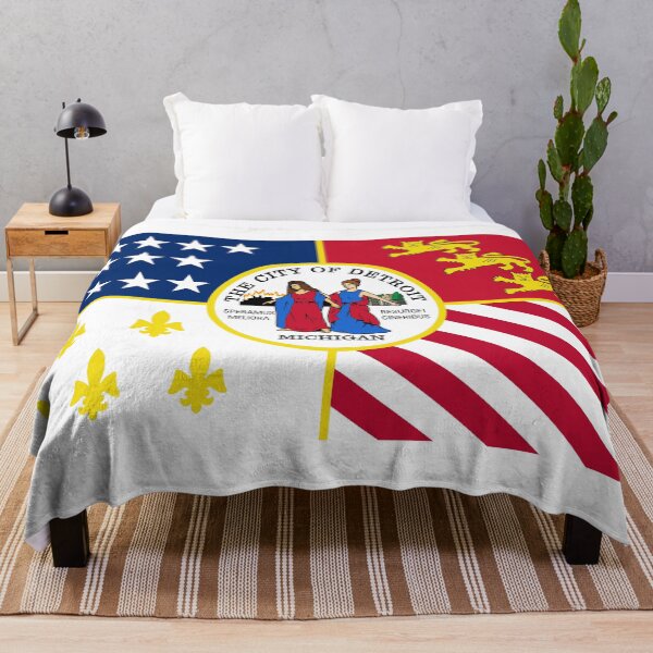 Item preview, Detroit Flag - Motor City Pride & Michigan Urban Heritage designed and sold by NTGUILTY.