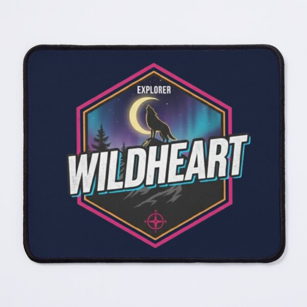 Item preview, Wildheart Explorer – Aurora Wilderness Badge Design designed and sold by Dogandesighn.