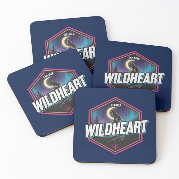 Item preview, Wildheart Explorer – Aurora Wilderness Badge Design designed and sold by Dogandesighn.