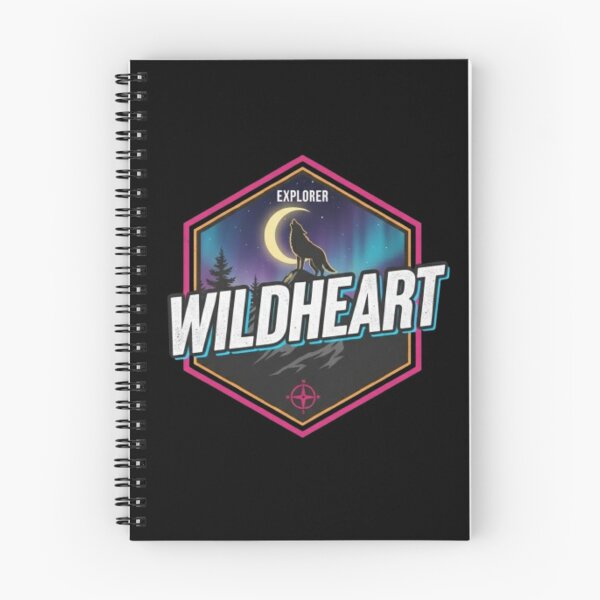 Item preview, Wildheart Explorer – Aurora Wilderness Badge Design designed and sold by Dogandesighn.
