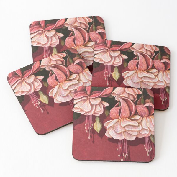 Item preview, Summer Fuchsias (fine art) designed and sold by IllustriDesign.