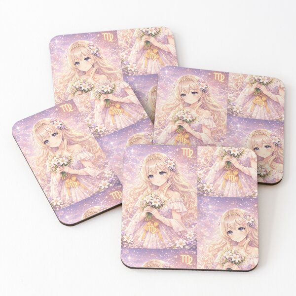 Item preview, Virgo Anime Zodiac Girl – Cute Astrology Aesthetic Virgo Art designed and sold by Bonitivity Zodiacs.