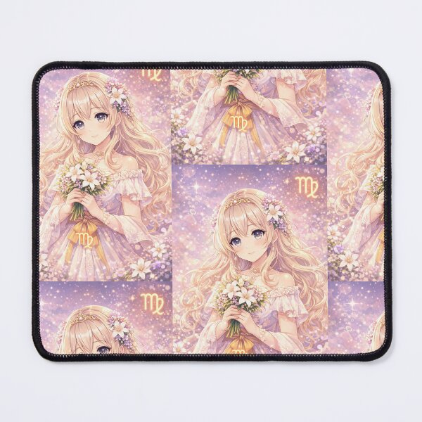 Item preview, Virgo Anime Zodiac Girl – Cute Astrology Aesthetic Virgo Art designed and sold by Bonitivity Zodiacs.