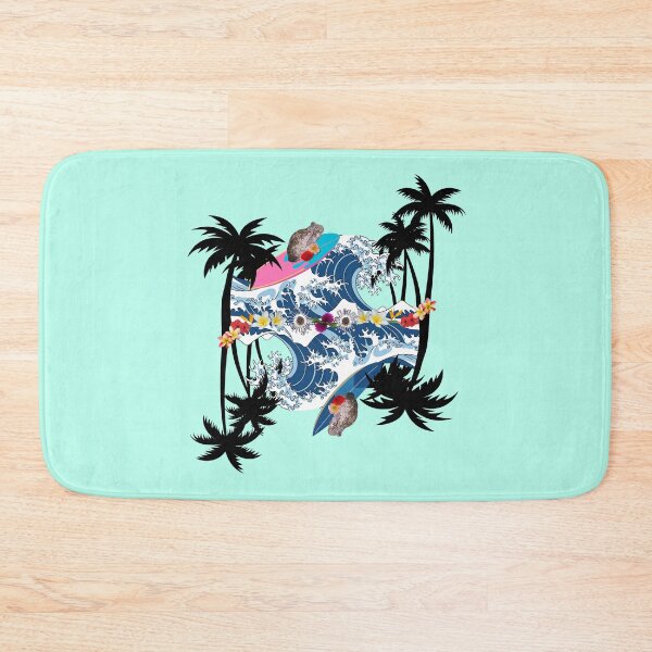 Item preview, Poppy the Surfing Palm Beach Frog designed and sold by DizzyButterfly.