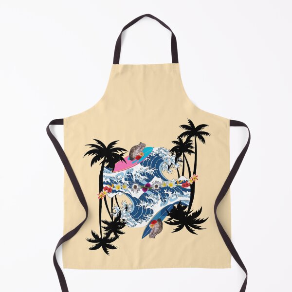 Item preview, Poppy the Surfing Palm Beach Frog designed and sold by DizzyButterfly.