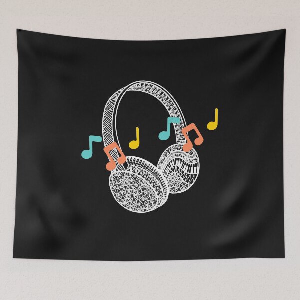 Item preview, High Functioning Introvert – Music Headphones Introvert Humor Design designed and sold by Aquarius-club.