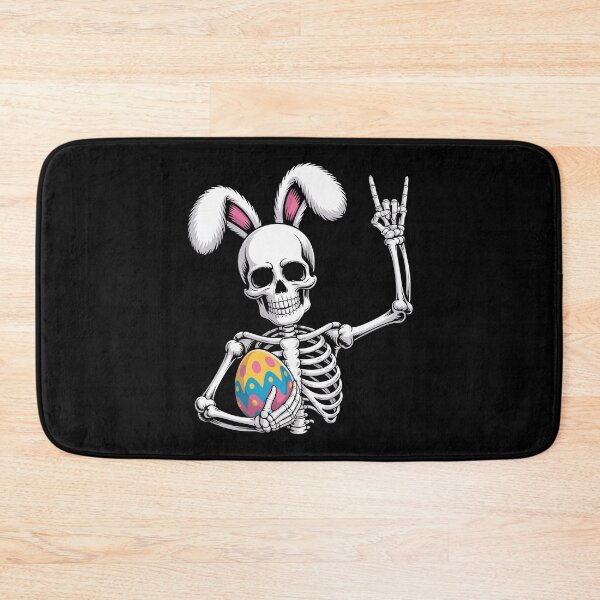 Item preview, Skeleton in Bunny Ears with Easter Egg designed and sold by jkrphoto.