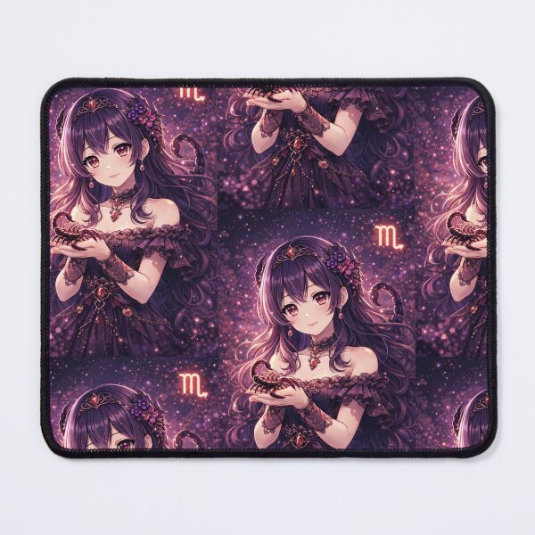 Item preview, Scorpio Anime Zodiac Girl – Dark Astrology Aesthetic Scorpio Art designed and sold by Bonitivity Zodiacs.