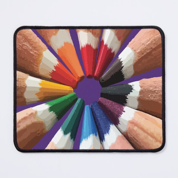 Item preview, Color Pencils Arranged in Circular Pattern designed and sold by Arturo Daniel Garcia Palomo.