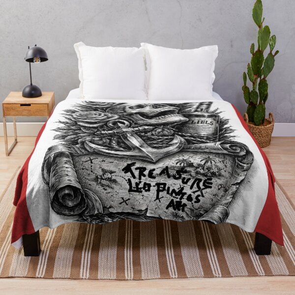 Item preview, Nautical Skull & Anchor Art designed and sold by leonardopintos.