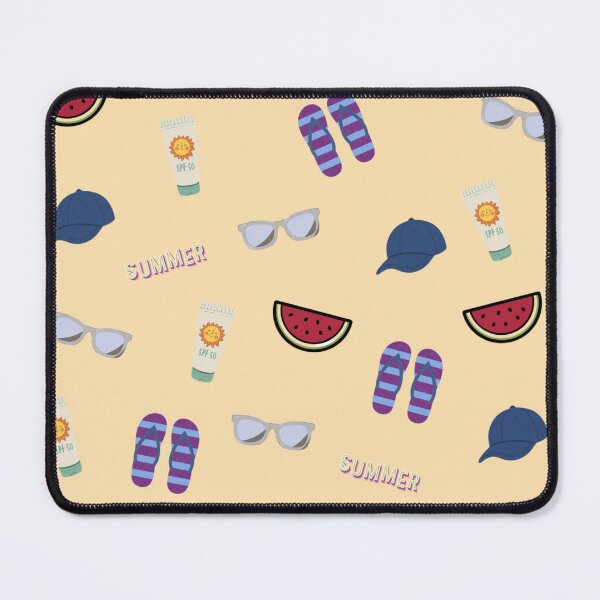 Item preview, Summer Sunglasses Flipflops Sunscreen Watermelon Stickers Prints Posters Wall Art Magnet Home Coffee Cup Decoration TShirt Stationary Notebook Magnet Hat Kitchen Work School Office Redbubble Shop designed and sold by Saritas Boutique Shop.