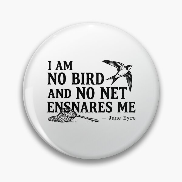 Item preview, I Am No Bird And No Net Ensnares Me Jane Eyre Swallow designed and sold by Fenay Designs.