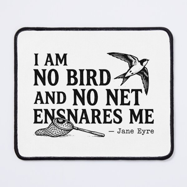 Item preview, I Am No Bird And No Net Ensnares Me Jane Eyre Swallow designed and sold by Fenay Designs.
