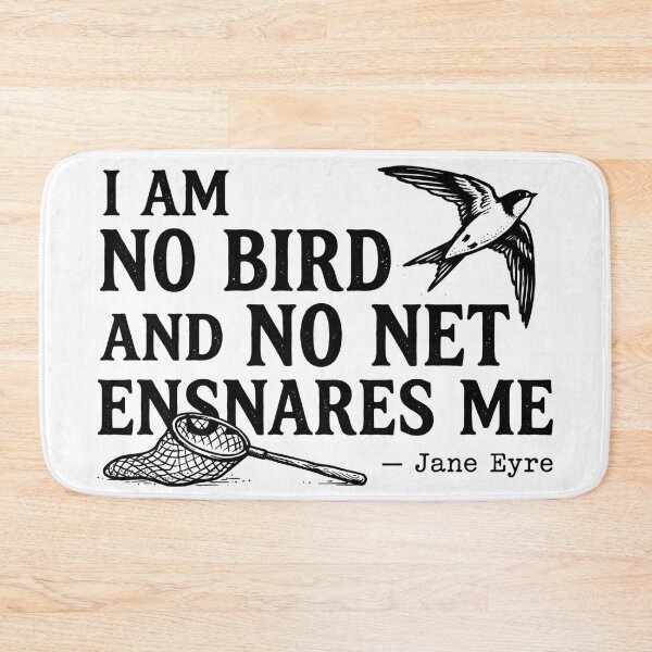 Item preview, I Am No Bird And No Net Ensnares Me Jane Eyre Swallow designed and sold by Fenay Designs.