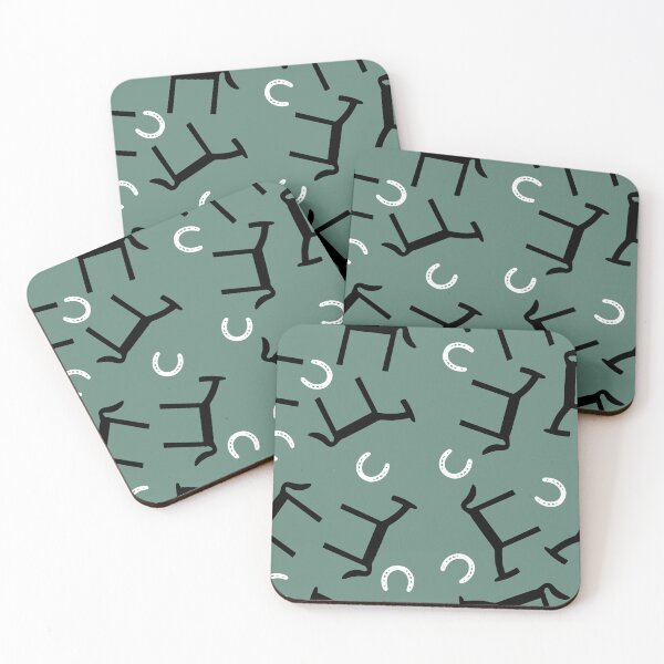 Item preview, Cute horse green seamless pattern designed and sold by SeamlessDsign.